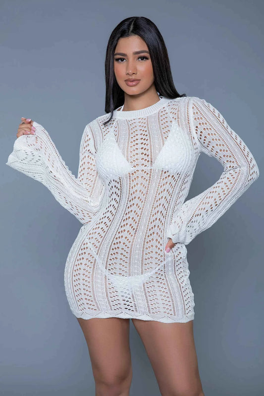 BEWICKED Vestido Mini de Crochet Kinsley Mod.2409
