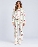 Pijama Pants de Mujer Suave y Calientita con Estampados Diversos Mod.5133