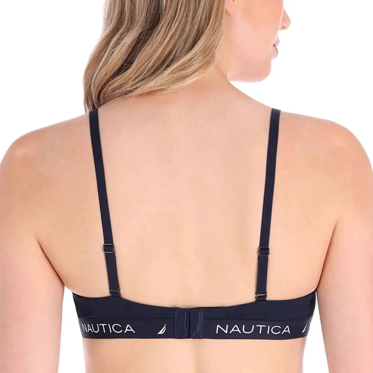 Nautica Bra con Tela Rib Sin Varilla Mod.NI004