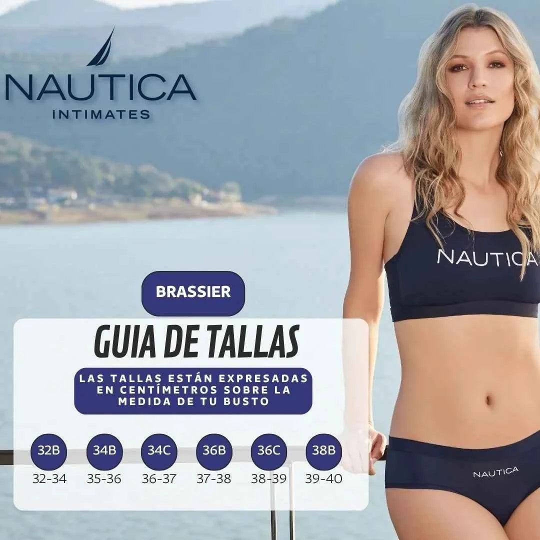 Nautica Bra Copa Triangular Liso Mod.NI001