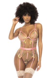 Mapalé ® Bodysuit de Encaje Bordado Mod.8821