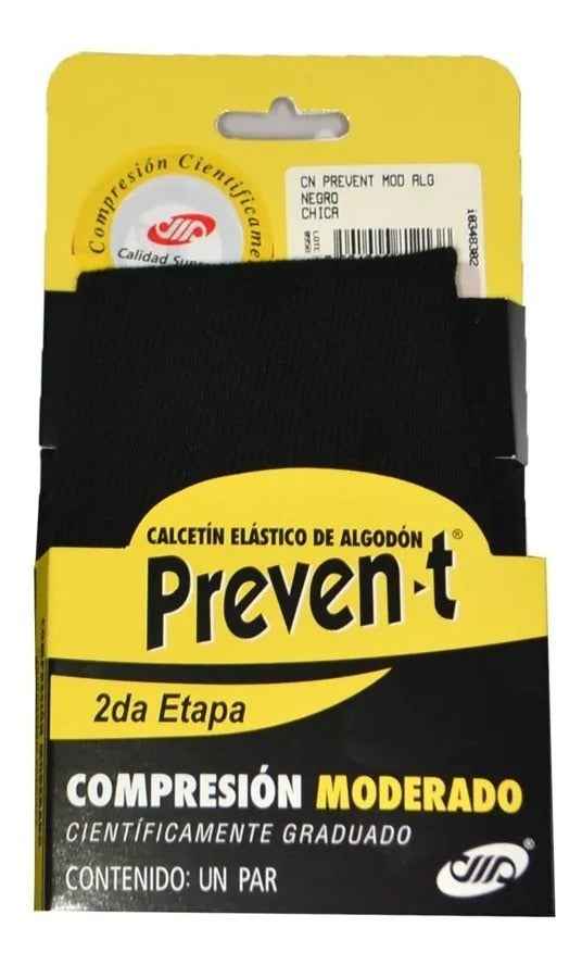 Preven-t Calcetín Caballero Moderado Algodón (PACK DE 3 PARES)