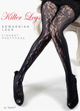 Killer Legs ® Pantimedias de Red De Encaje Eduardiano Mod.098