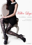 Killer Legs ® Medias De Red De Encaje Floral Mod.YD099