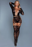 BeWicked ® Bodystocking de Encaje Mod.2049