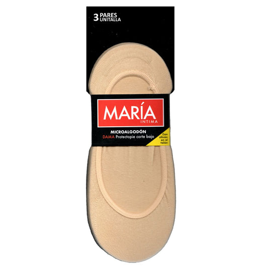 Maria Intima Protectopie Corte Bajo ¨Microalgodón"3 pack" Mod.321