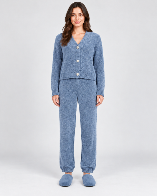 Pajama Pants Set with 3 Buttons Mod.5057