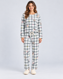Pijama Pants de Mujer Suave y Calientita con Estampados Diversos Mod.5133