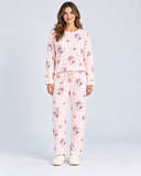 Pijama Pants de Mujer Suave y Calientita con Estampados Diversos Mod.5133